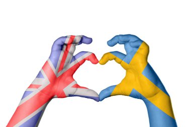 Birleşik Krallık İsveç Kalbi, El hareketi kalp yapma, Kırpma Yolu