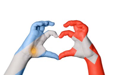 Arjantin İsviçre Kalbi, El hareketi kalp yapma, Kırpma Yolu