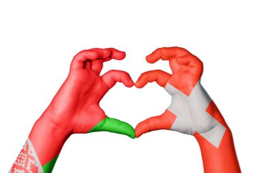 Belarus İsviçre Kalbi, El hareketi kalp yapma, Kırpma Yolu