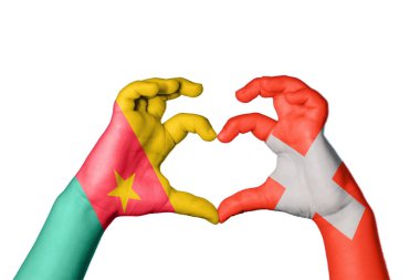 Kamerun İsviçre Kalbi, El hareketi kalp yapma, Kırpma Yolu