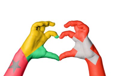 Gine Bissau İsviçre Kalbi, El hareketi kalp yapma, Kırpma Yolu