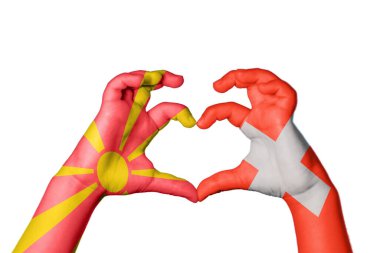 Kuzey Makedonya İsviçre Kalbi, El hareketi, kalp yapma, Kırpma Yolu