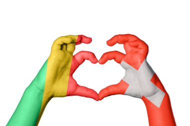 Kongo Cumhuriyeti İsviçre Kalbi, El hareketi kalp yapma, Kırpma Yolu