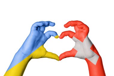 Ukrayna İsviçre Kalbi, El hareketi kalp yapma, Kırpma Yolu