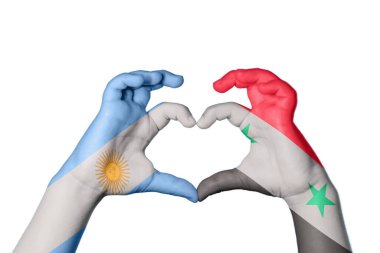 Arjantin Suriye Kalbi, El hareketi kalp yapma, Kırpma Yolu