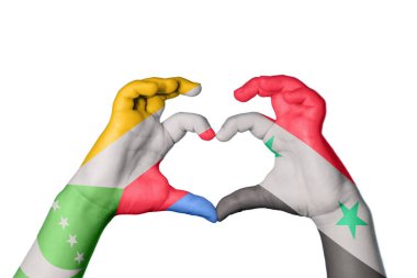 Comoros Suriye Kalbi, El hareketi kalp yapma, Kırpma Yolu