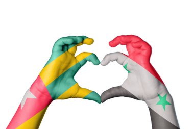 Togo Suriye Kalbi, El hareketi kalp yapma, Kırpma Yolu