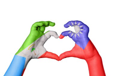 Ekvator Ginesi Tayvan Kalbi, El hareketi kalp yapma, Kırpma Yolu