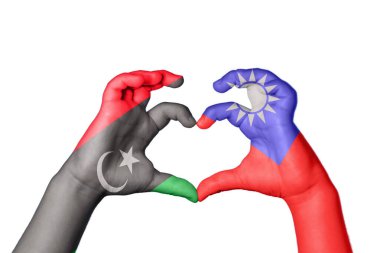 Libya Tayvan Kalbi, El hareketi kalp yapma, Kırpma Yolu