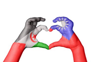 Sahra Arap Demokratik Cumhuriyeti Tayvan Kalbi, El hareketi kalp yapma, Kırpma Yolu