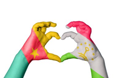 Kamerun Tacikistan Kalbi, El hareketi kalp yapma, Kırpma Yolu