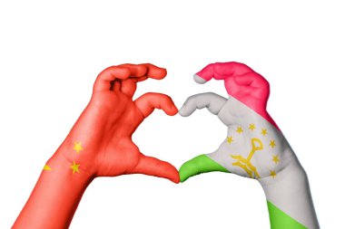 Çin Tacikistan Kalbi, El hareketi kalp yapma, Kırpma Yolu