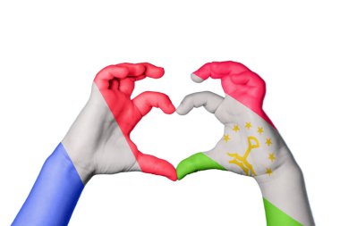 Fransa Tacikistan Kalbi, El hareketi kalp yapma, Kırpma Yolu