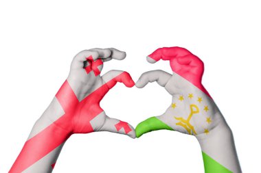 Gürcistan Tacikistan Kalbi, El hareketi kalp yapma, Kırpma Yolu