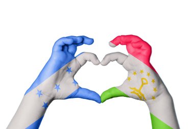 Honduras Tacikistan Kalbi, El hareketi kalp yapma, Kırpma Yolu