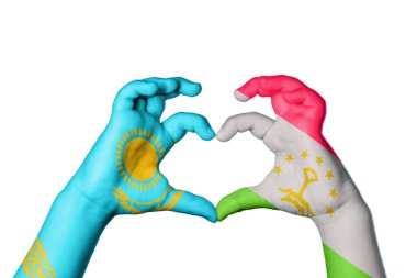 Kazakistan Tacikistan Kalbi, El hareketi kalp yapma, Kırpma Yolu