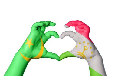 Moritanya Tacikistan Kalbi, El hareketi kalp yapma, Kırpma Yolu