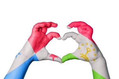 Panama Tacikistan Kalbi, El hareketi kalp yapma, Kırpma Yolu