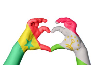 Senegal Tacikistan Kalbi, El hareketi kalp yapma, Kırpma Yolu