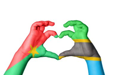 Burkina Faso Tanzanya Kalbi, El hareketi kalp yapma, Kırpma Yolu