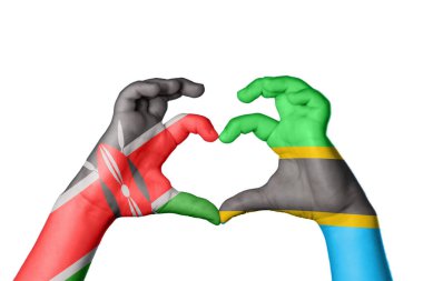 Kenya Tanzanya Kalbi, El hareketi kalp yapma, Kırpma Yolu