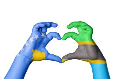 Kosova Tanzanya Kalbi ve El hareketi kalp yaptı, Yol Kesme