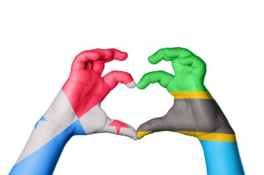 Panama Tanzanya Kalbi, El hareketi kalp yapma, Kırpma Yolu