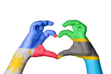 Filipinler Tanzanya Kalbi, El hareketi kalp yapma, Kırpma Yolu