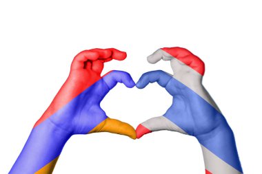 Ermenistan Tayland kalbi, el hareketi kalp yapma, kırpma yolu