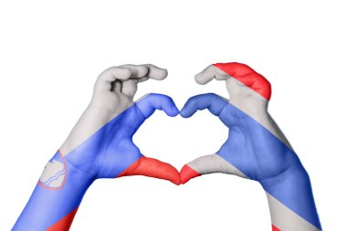 Slovenya Tayland Kalbi, El hareketi, kalp yapma, Kırpma Yolu