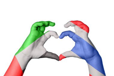 Birleşik Arap Emirlikleri Tayland Kalbi, El hareketi kalp yapma, Kırpma Yolu