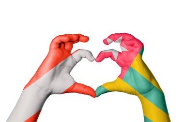 Avusturya Togo Heart, El hareketi kalp yapma, Kırpma Yolu