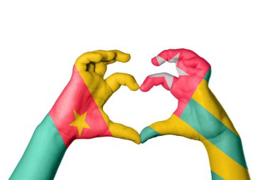 Kamerun Togo Heart, El hareketi kalp yapmak, Kırpma Yolu