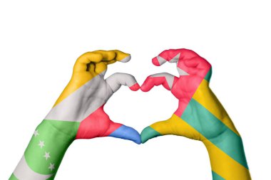 Komoros Togo Heart, el hareketi kalp yapmak, Kırpma Yolu