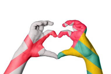 İngiltere Togo Heart, El hareketi kalp yapmak, Kırpma Yolu