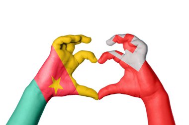 Kamerun Tonga Kalbi, El hareketi kalp yapma, Kırpma Yolu