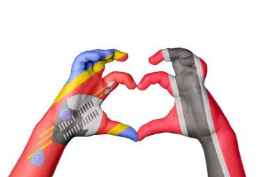 Eswatini Trinidad ve Tobago Heart, El hareketi kalp yapma, Kırpma Yolu