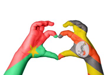 Burkina Faso Uganda Kalbi, El hareketi kalp yapma, Kırpma Yolu