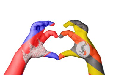 Kamboçya Uganda Kalbi, El hareketi kalp yapmak, Kırpma Yolu