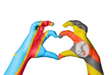 Demokratik Kongo Cumhuriyeti Uganda Kalbi, El hareketi kalp yapma, Kırpma Yolu