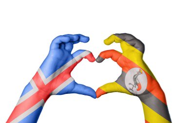 İzlanda Uganda Kalbi, El hareketi kalp yapmak, Kırpma Yolu