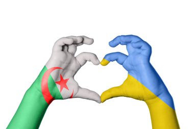 Cezayir Ukrayna Kalbi, El hareketi kalp yapma, Kırpma Yolu