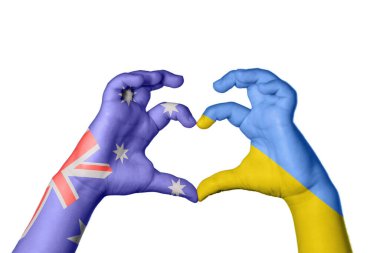 Avustralya Ukrayna Kalbi, El hareketi, kalp yapma, Kırpma Yolu