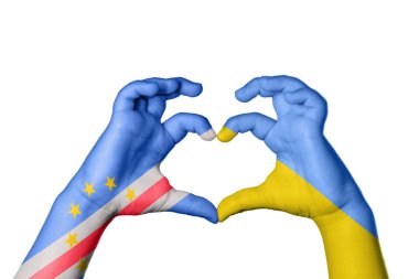 Cape Verde Ukrayna Kalbi, El hareketi kalp yapmak, Kırpma Yolu