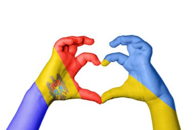 Moldova Ukrayna Kalbi, El hareketi kalp yapma, Kırpma Yolu