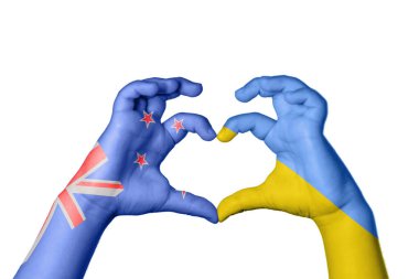 Yeni Zelanda Ukrayna Kalbi, El hareketi kalp yapma, Kırpma Yolu