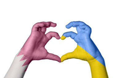 Katar Ukrayna Kalbi, El hareketi kalp yapma, Kırpma Yolu