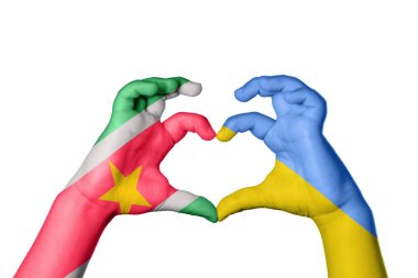 Surinam Ukrayna Kalbi, El hareketi kalp yapma, Kırpma Yolu