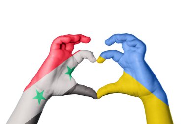 Suriye Ukrayna Kalbi, El hareketi kalp yapma, Kırpma Yolu