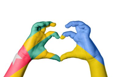 Togo Ukrayna Kalbi, El hareketi kalp yapma, Kırpma Yolu